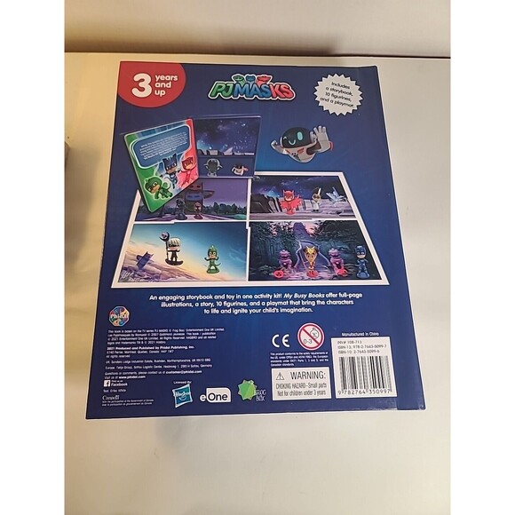 COMPLETE PJ Masks My Busy Book Figurines, And Playmat - Picture 6 of 6